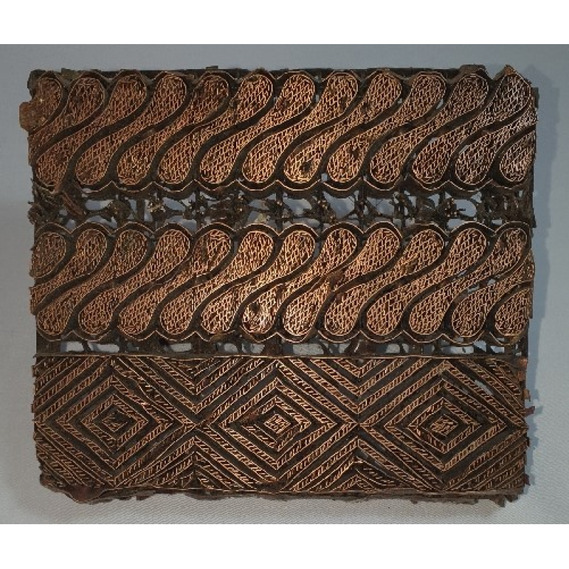 Oude metalen Batik stempel